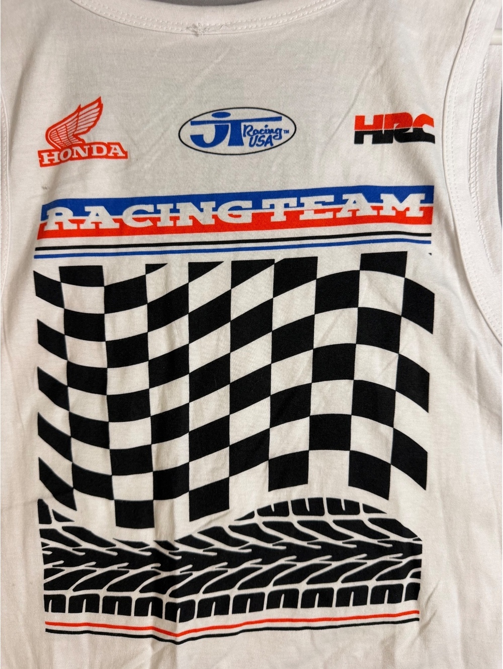 JT Racing USA Honda Tank Top Size M White
